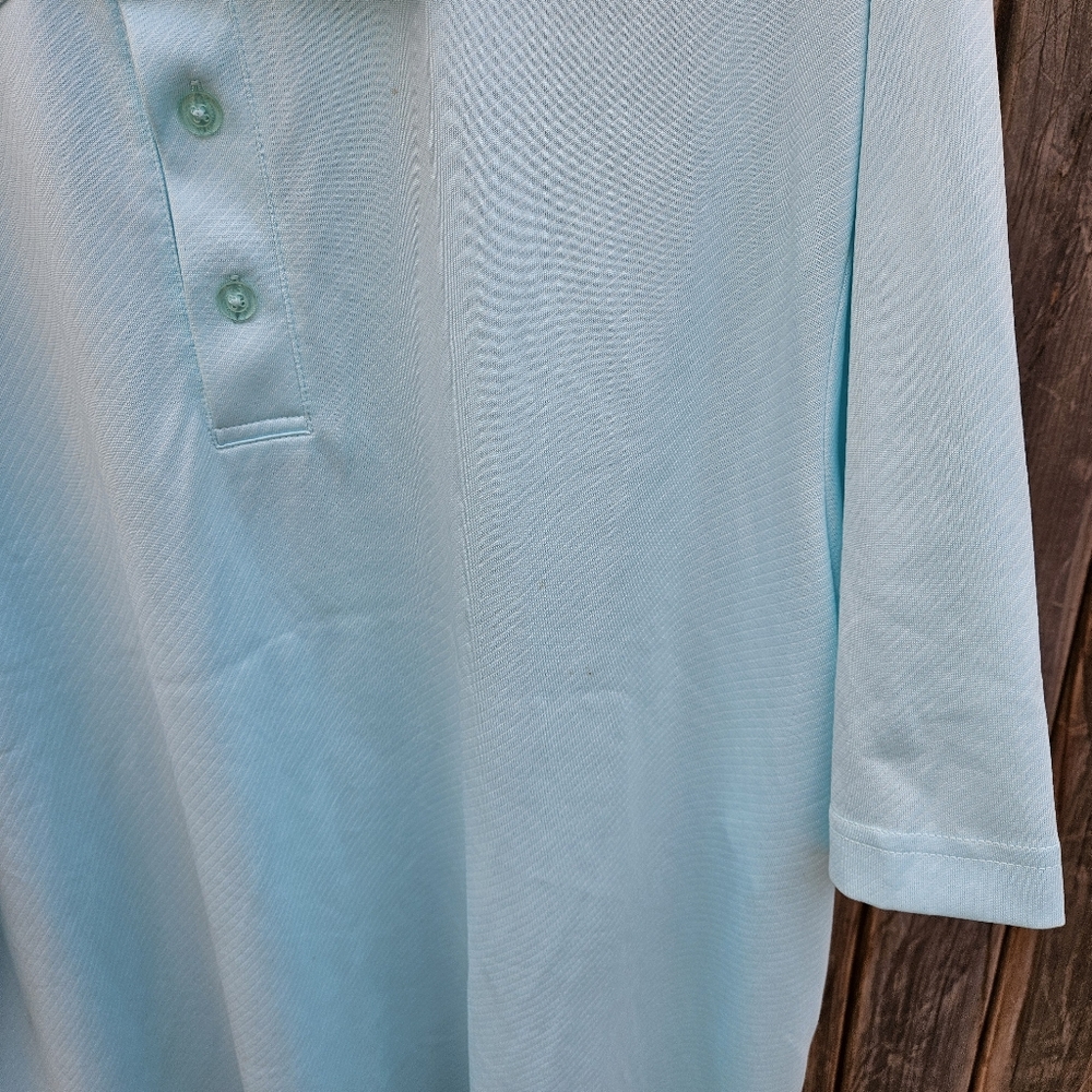 George Sky Blue Men's Polo Shirt Size XL - Picture 7 of 16